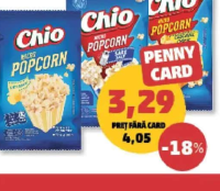 Chio Popcorn Microunde sare / cașcaval / unt 80g