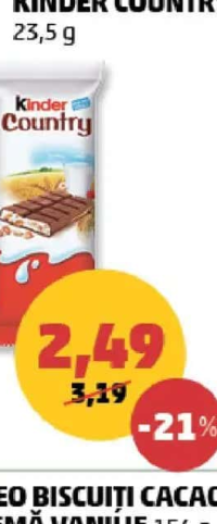Kinder Country 23,5g