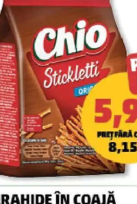 Chio Stickletti Sticks cu sare 190g