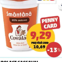 Covalact Smântână 20% grăsime 370g