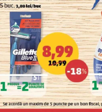 Gillette Blue 2 Plus Aparat Ras 5 buc.