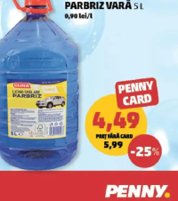 Clina Lichid Parbriz Vară 5 l