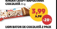 Kinder Crispy Napolitană Ciocolată 35g