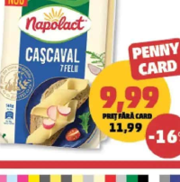 Napolact Cașcaval felii 140g