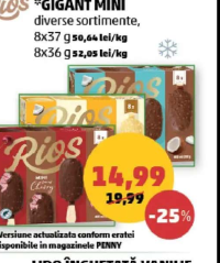 Rios *Gigant Mini diverse sortimente 8x37 g / 8x36 g