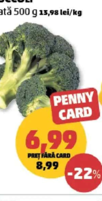 Broccoli bucată 500 g