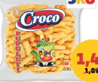 Croco Pufuleți cu sare 85g