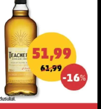 Teacher's Whisky 40% alcool, 700 ml