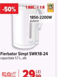 Tocător electric Simpl SMC200-24 0.36 L