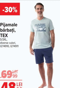 TEX Pijamale bărbați, S/3XL, diverse culori, 1274910, 1274911