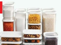 Set x 15 cutii alimentare cu capac 3 x 0.35 L, 2 x 0.6 L, 3 x 0.77 L, 2 x 1.35 L, 2 x 2 L, 1.2 L, 1.