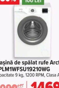Arctic Mașină de spălat rufe APLM1WFSU19210WG 9 kg