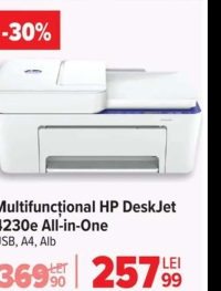 HP Multifuncțional DeskJet 4230e All-in-One USB, A4, Alb