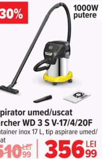 Karcher Aspirator umed/uscat WD 3 S V-17/4/20F 17 L