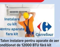 Talon instalare pentru aparate de aer condiționat de 12000 BTU fără kit