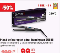 Remington Placă de îndreptat părul S5515