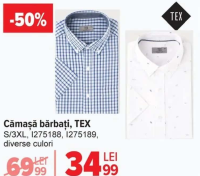 TEX Cămașă bărbați S/3XL diverse culori