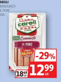 CAROLI CRENVURȘTI DE PORC 450G