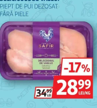 SAFIR DELICIOSUL DE VASLUI PIEPT DE PUI DEZOSAT FĂRĂ PIELE