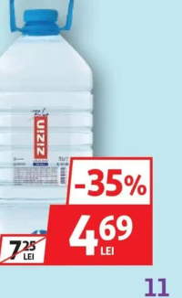 ZIZIN BLUE APĂ DE IZVOR PLATĂ 5L