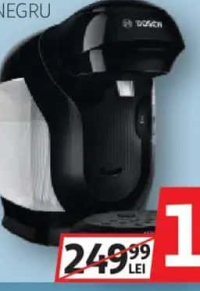 BOSCH TASSIMO STYLE TAS112E N ESPRESSOR CU CAPSULE 1400W CAPACITATE 0.7L, NEGRU
