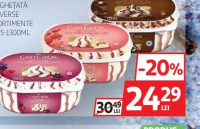 CARTE D'OR ÎNGHEȚATĂ DIVERSE SORTIMENTE 825-1300ML