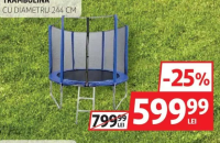 TRAMBULINĂ CU DIAMETRU 244 CM