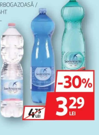 SAN BENEDETTO APĂ PLATĂ / CARBOGAZOASĂ / LIGHT 1.5L