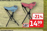 SCAUN PLIABIL CU 3 PICIOARE
