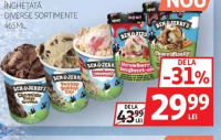 BEN & JERRY'S ÎNGHEȚATĂ DIVERSE SORTIMENTE 465ML