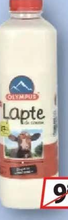 OLYMPUS LAPTE DE CONSUM INTEGRAL 3.7% GRĂSIME 1L