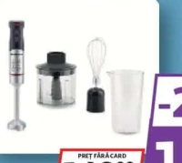 ROHNSON R5795 MIXER VERTICAL CU ACCESORII, 900W, NEGRU SI ARGINTIU
