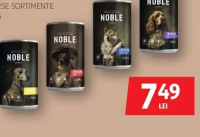 NOBLE Hrană umedă pentru câini diverse sortimente 1240g