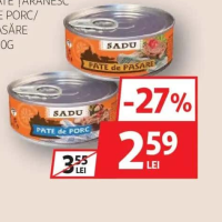 Sadu Pate țărănesc de porc/pasăre 100g