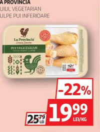 La Provincia Puiul Vegetarian Pulpe Pui Inferioare
