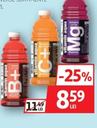 VITAMIN AQUA APĂ AROMATIZATĂ DIVERSE SORTIMENTE 1.2L