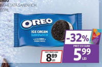 OREO ÎNGHEȚATĂ SANDWICH 110ML