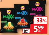 LAY'S MAX CHIPS DIVERSE AROME 115G