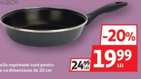 ACTUEL Tigaie email cu inducție 20cm