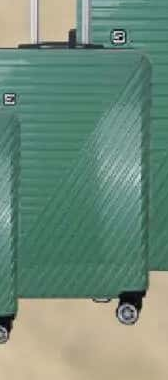 Troler Airport Colecția Shinny din ABS M 44 x 65 x 27 cm