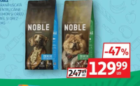 Noble Hrană Uscată Pentru Câini Somon și Orez/Miel și Orez 15kg