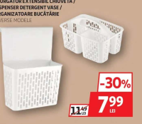 Scurgător extensibil chiuvetă / Dispenser detergent vase / Organizatoare bucătărie diverse modele