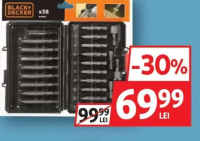 Black & Decker Set 32 piese de biți pentru înșurubat