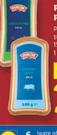 Pikok Pate piper / șuncă / porc 150g