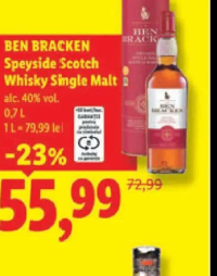 Ben Bracken Speyside Scotch Whisky Single Malt 0,7 L