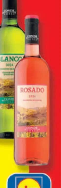 CONDE NOBLE Vin alb demidulce / rose sec 0,75 L