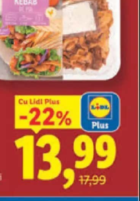 Chef Select Kebab de pui cu sos de usturoi 450g