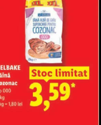 Belbake Făină cozonac tip 000 2 kg