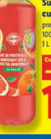 Solevita Suc multifruct cu pulpă presat direct 100% fructe 1 L
