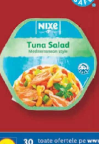 Nixe Salată cu ton în stil mexican / mediteranean / cu orez 220 g